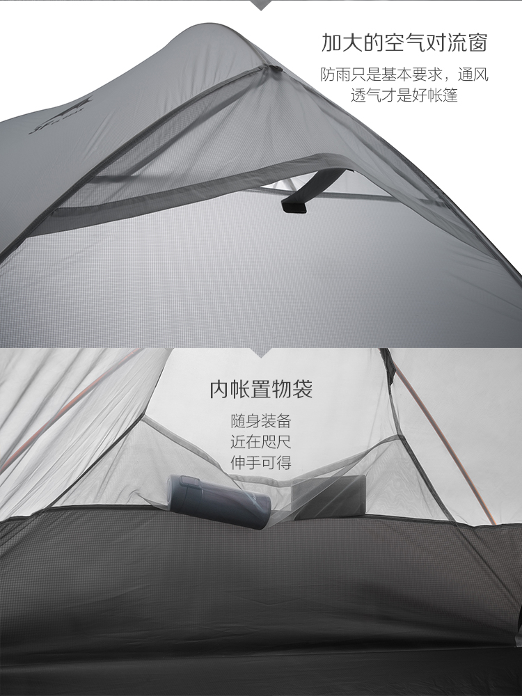 Cheap Goat Tents 3F UL GEAR 2 Person 4 Season 15D Camping Tent Outdoor Ultralight Hiking Backpacking Hunting Waterproof Tents Waterproof Coating Tents 